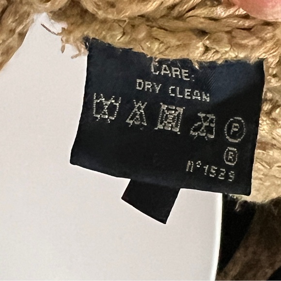 Ralph Lauren linen and silk sweater blue tag S natural tan - Picture 5 of 6